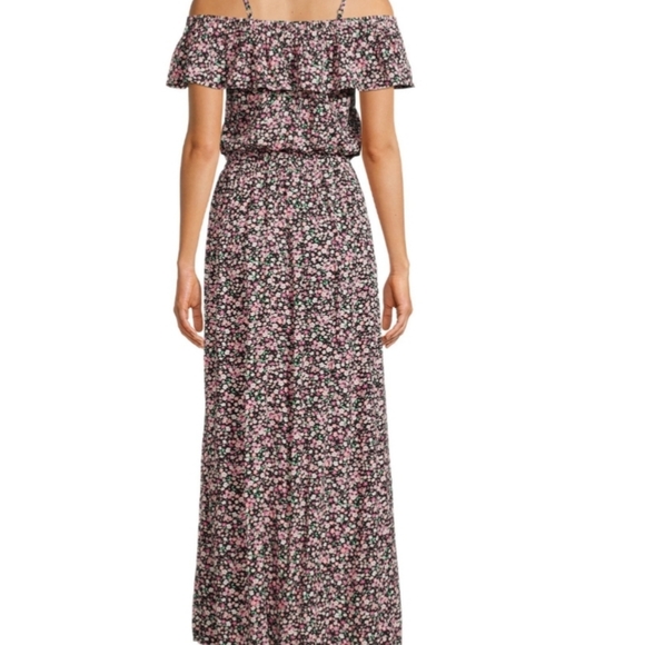 Floral Maxi Skirt & Ruffle Crop Top Set, Juniors XXL 19 - Picture 2 of 6